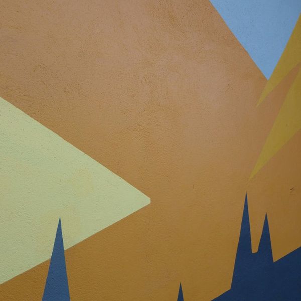 Geometric shapes representing the structure of a yoga class.